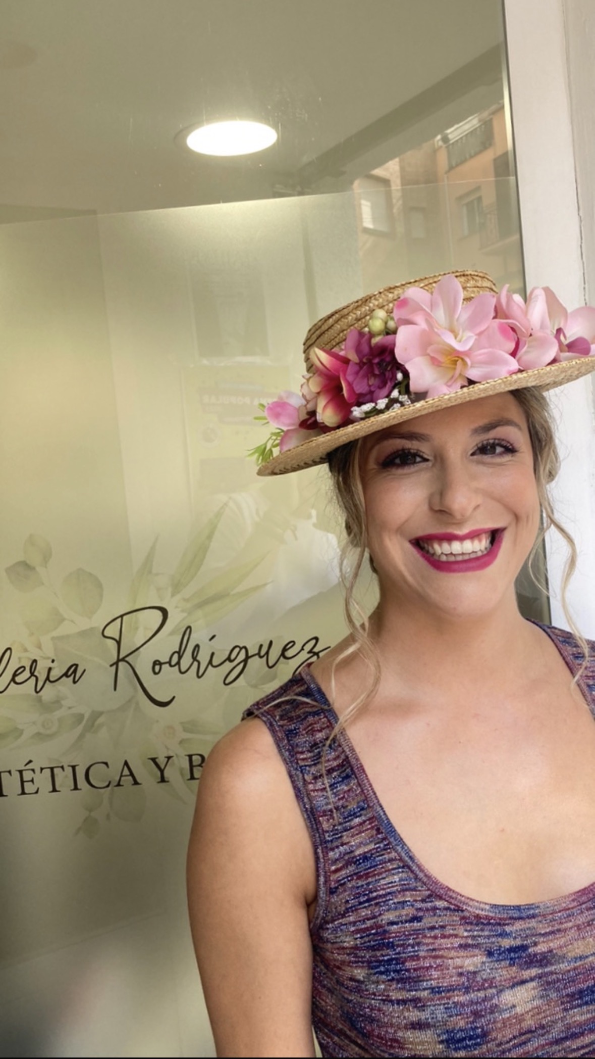 Valeria Rodríguez en su centro de estética